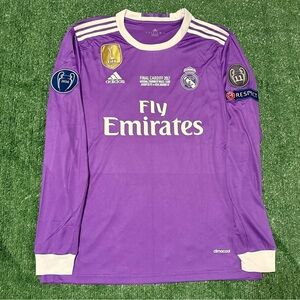 Cristiano Ronaldo #7 Real Madrid Away Jersey 2017 UCL Final
